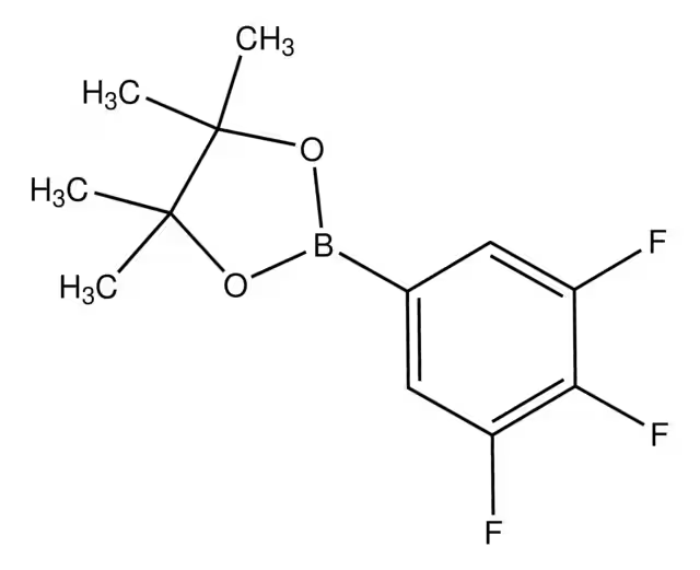 3,4,5-Trifluorophenylboronic acid structure, CAS 143418-49-9