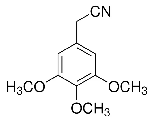 3,4,5-Trimethoxyphenylacetonitrile structure, CAS 13338-63-1