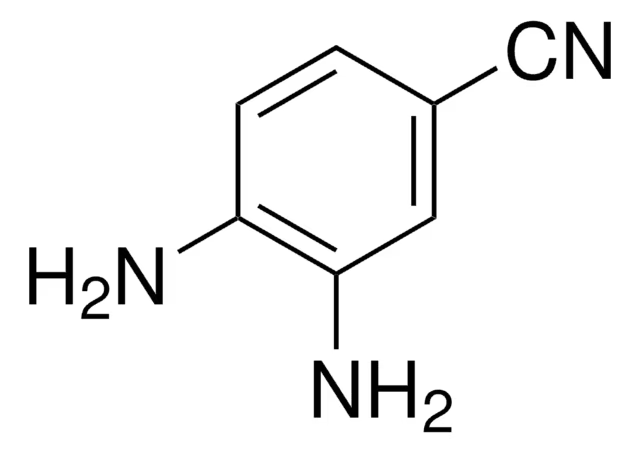 3,4-Diaminobenzonitrile structure, CAS 17626-40-3