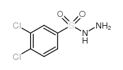 3,4-Dichlorobenzenesulphonylhydrazide structure, CAS 6655-74-9