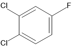 3,4-Dichlorofluorobenzene structure, CAS 1435-49-0