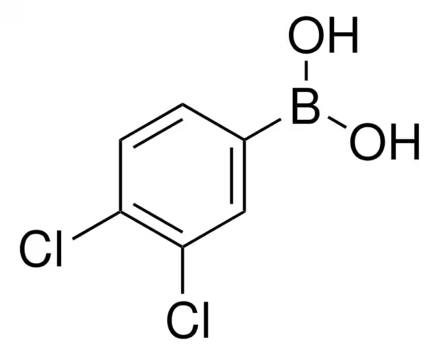 3,4-Dichlorophenylboronic acid structure, CAS 151169-75-4