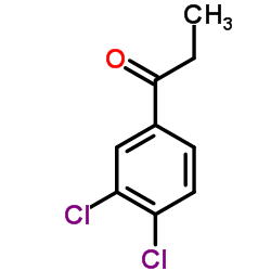 3,4-Dichloropropiophenone structure, CAS 6582-42-9
