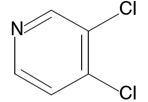 3,4-Dichloropyridine structure, CAS 55934-00-4