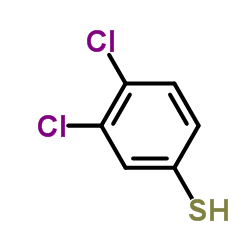 3,4-Dichlorothiophenol structure, CAS 5858-17-3