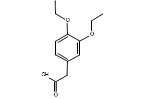 3,4-Diethoxyphenylacetic acid structure, CAS 38464-04-9