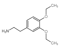 3,4-Diethoxyphenylethylamine structure, CAS 61381-04-2