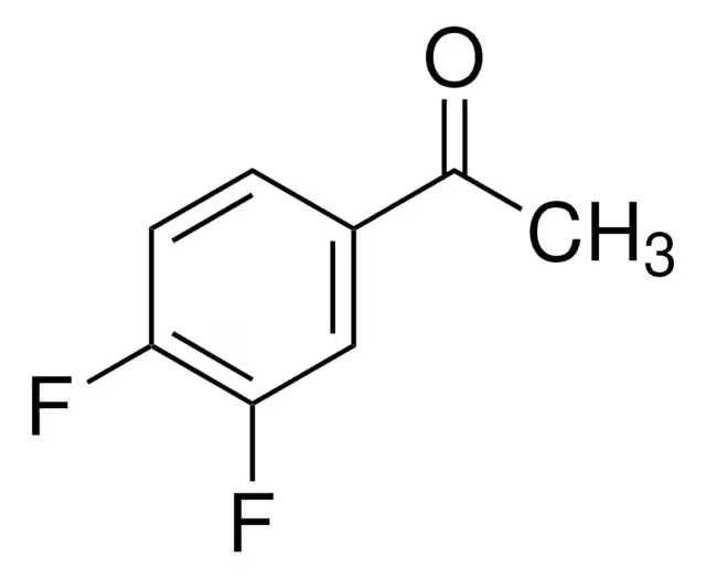 3',4'-Difluoroacetophenone structure, CAS 369-33-5