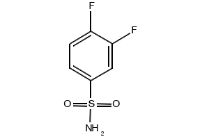 3,4-Difluorobenzenesulphonamide structure, CAS 108966-71-8