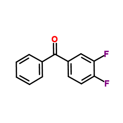 3,4-Difluorobenzophenone structure, CAS 85118-07-6