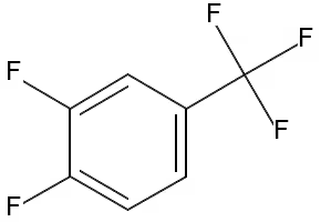 3,4-Difluorobenzotrifluoride structure, CAS 32137-19-2