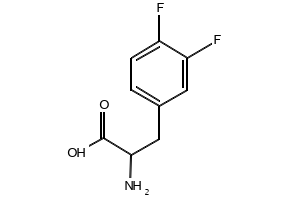 3,4-Difluoro-DL-phenylalanine structure, CAS 32133-36-1
