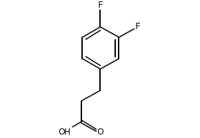 3,4-Difluorohydrocinnamic acid structure, CAS 161712-75-0