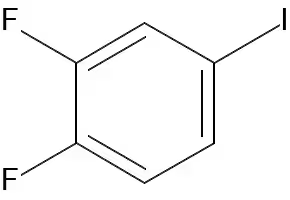 3,4-Difluoroiodobenzene structure, CAS 64248-58-4