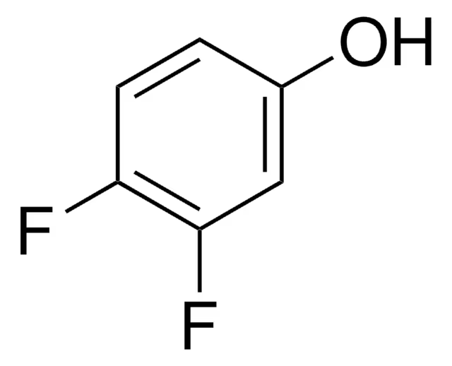 3,4-Difluorophenol structure, CAS 2713-33-9