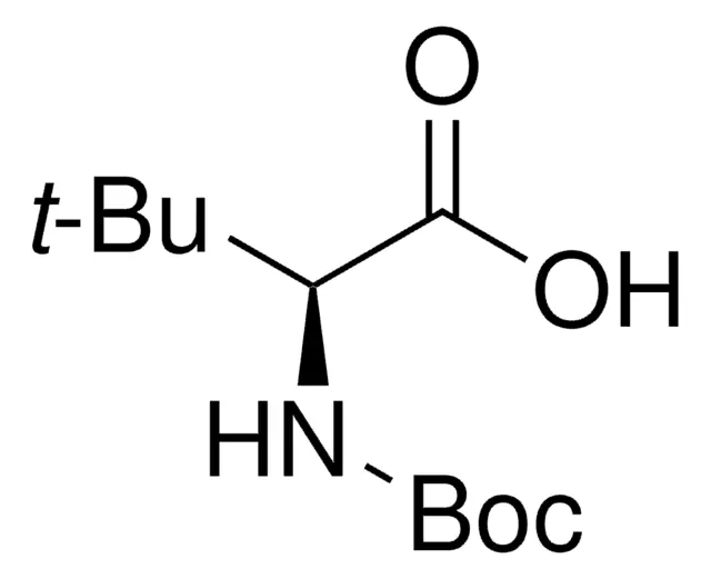 (S)-N-(tert-Butoxycarbonyl)-tert-leucine structure, CAS 62965-35-9