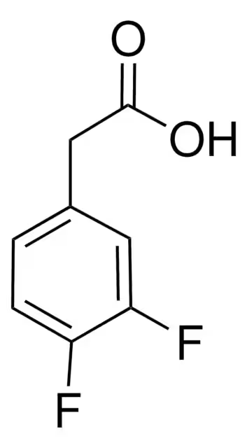 3,4-Difluorophenylacetic acid structure, CAS 658-93-5