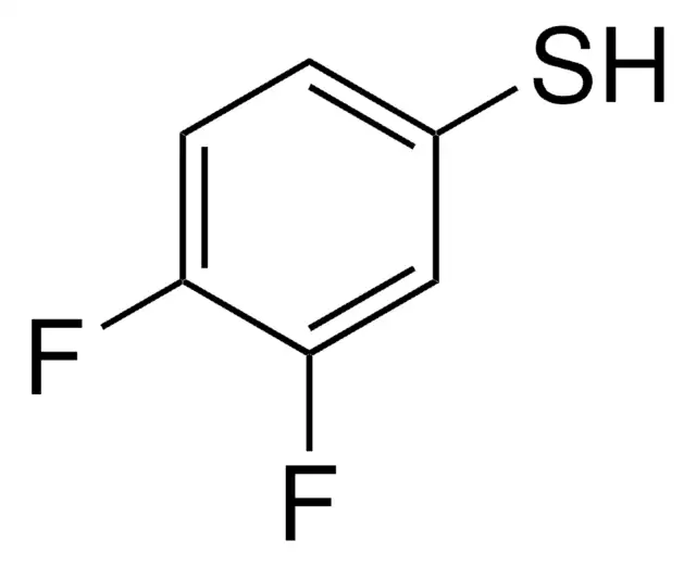3,4-Difluorothiophenol structure, CAS 60811-24-7