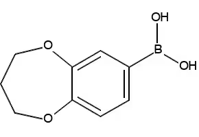 3,4-Dihydro-2H-1,5-benzodioxepin-7-yl boronic acid structure, CAS 279261-89-1
