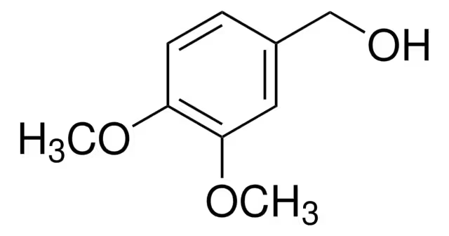 3,4-Dimethoxybenzyl alcohol structure, CAS 93-03-8