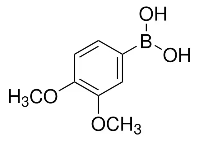 3,4-Dimethoxyphenylboronic acid structure, CAS 122775-35-3