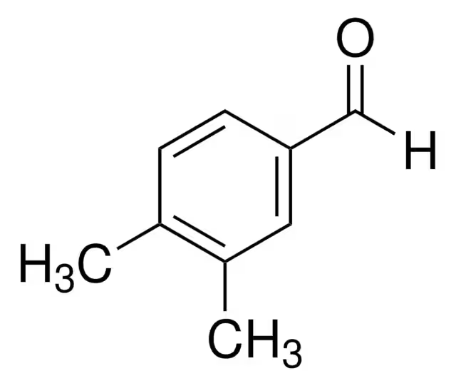 3,4-Dimethylbenzaldehyde structure, CAS 5973-71-7