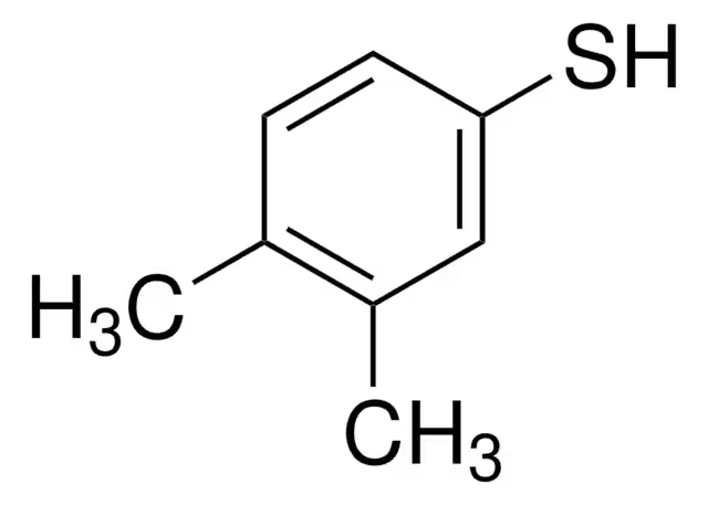 3,4-Dimethylbenzenethiol structure, CAS 18800-53-8