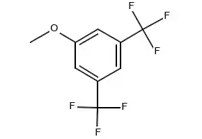 3,5-Bis(trifluoromethyl)anisole structure, CAS 349-60-0
