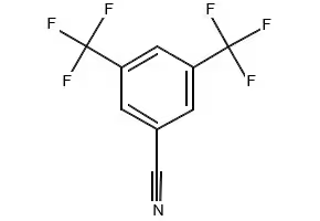 3,5-Bis(trifluoromethyl)benzonitrile structure, CAS 27126-93-8