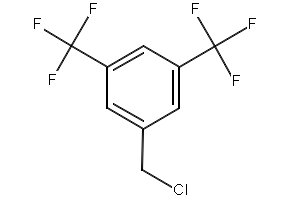 3,5-Bis(trifluoromethyl)benzyl chloride structure, CAS 75462-59-8