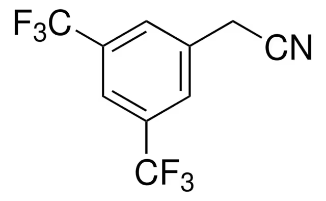 3,5-Bis(trifluoromethyl)phenylacetonitrile structure, CAS 85068-32-2