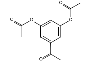 3',5'-Diacetoxyacetophenone structure, CAS 35086-59-0
