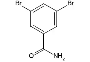3,5-Dibromobenzamide structure, CAS 175205-85-3
