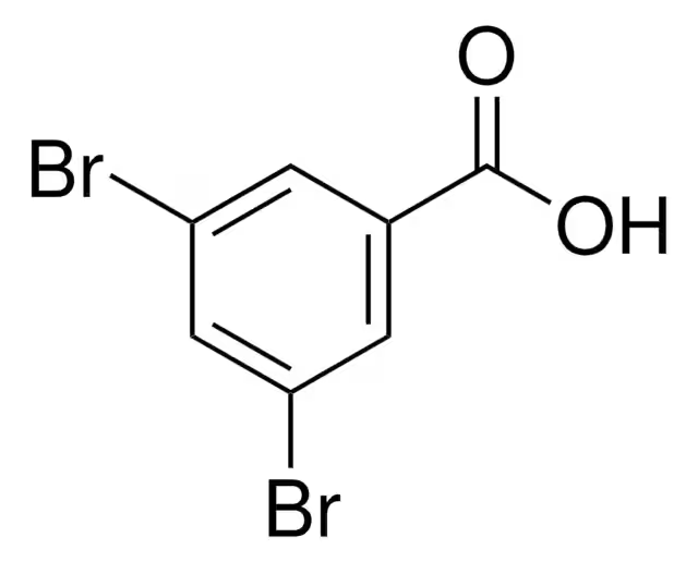 3,5-Dibromobenzoic acid structure, CAS 618-58-6