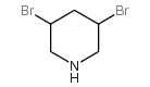 3,5-Dibromopiperidine structure, CAS 916792-57-9