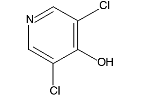 3,5-Dichloro-4-hydroxypyridine structure, CAS 17228-70-5