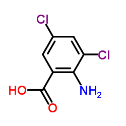 3,5-Dichloroanthranilic acid structure, CAS 2789-92-6