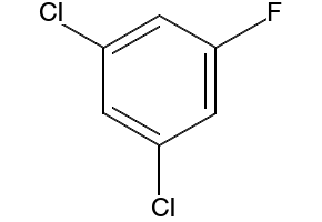 3,5-Dichlorofluorobenzene structure, CAS 1435-46-7