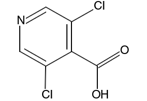 3,5-Dichloroisonicotinic acid structure, CAS 13958-93-5