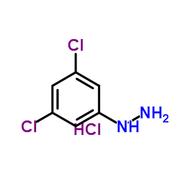 3,5-Dichlorophenylhydrazine hydrochloride structure, CAS 63352-99-8