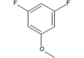 3,5-Difluoroanisole structure, CAS 93343-10-3