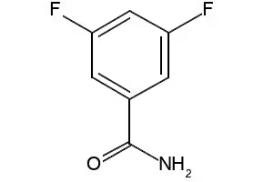 3,5-Difluorobenzamide structure, CAS 132980-99-5