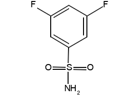 3,5-Difluorobenzenesulphonamide structure, CAS 140480-89-3