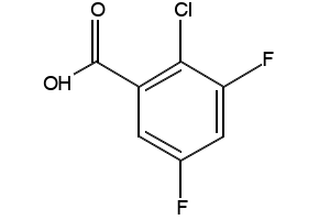 3,5-Difluorobenzoic acid structure, CAS 455-40-3
