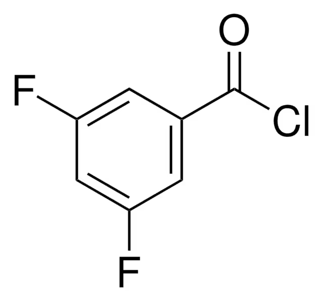 3,5-Difluorobenzoyl chloride structure, CAS 129714-97-2