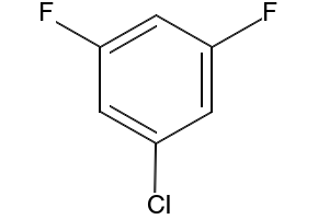 3,5-Difluorochlorobenzene structure, CAS 1435-43-4