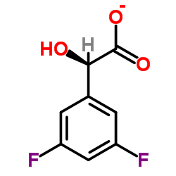 3,5-Difluoromandelic acid structure, CAS 132741-31-2