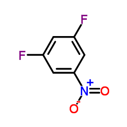3,5-Difluoronitrobenzene structure, CAS 2265-94-3