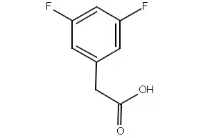 3,5-Difluorophenylacetic acid structure, CAS 105184-38-1