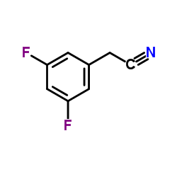 3,5-Difluorophenylacetonitrile structure, CAS 122376-76-5